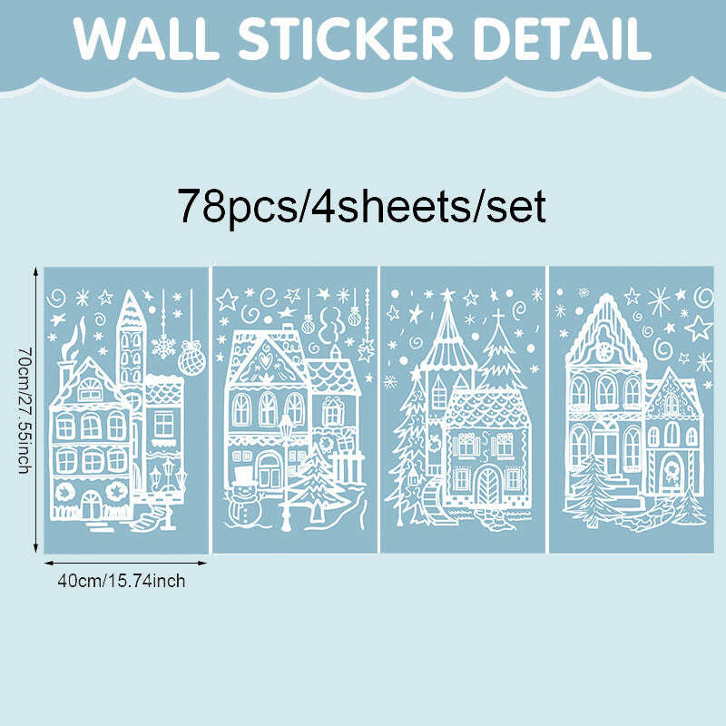 Christmas Village Stickers