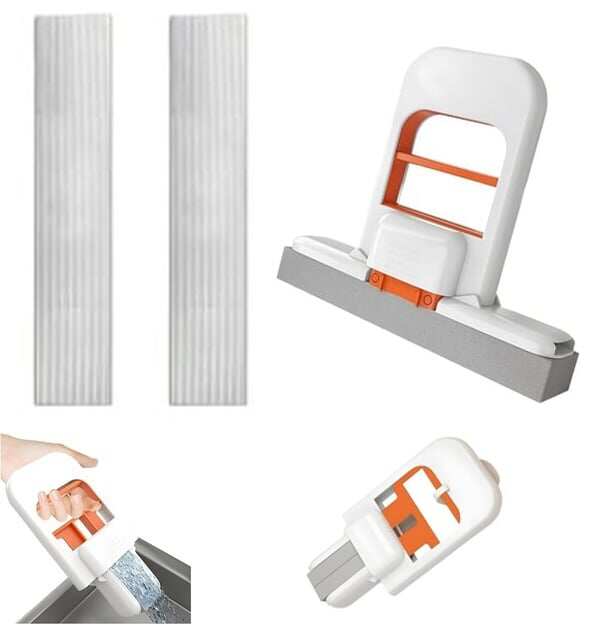 🔥2025 New Mini Foldable Desktop Mop - Durable Hands-Free Lazy Mop