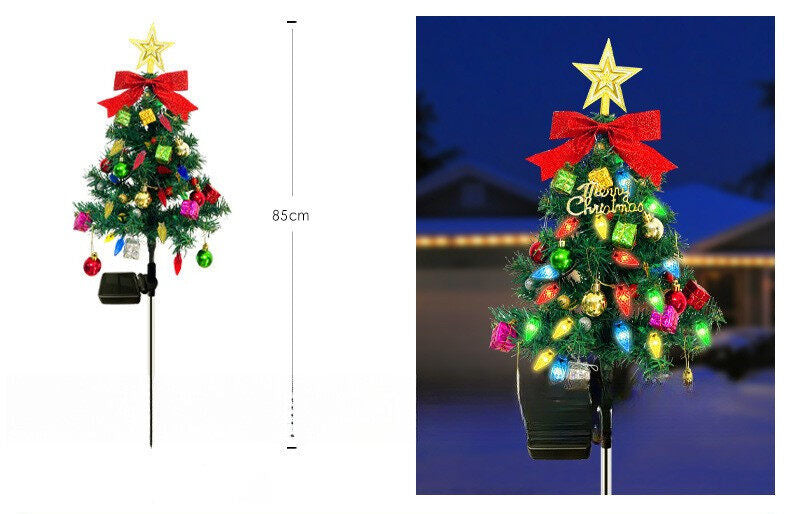 （1 pcs）4-in-1 Aurora Haven Outdoor LED Light (with 80 strawberry decorations)