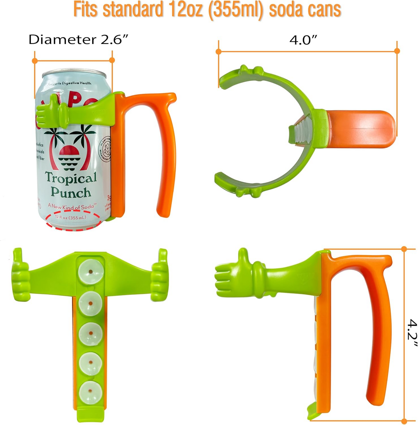 Soda Can Lids and Holders