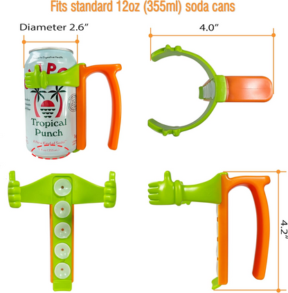 Soda Can Lids and Holders