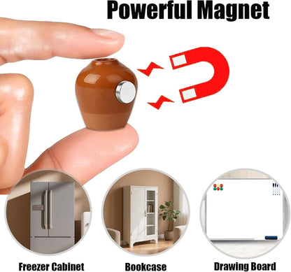 🌸🌸8PCS Mini Vase Magnets for Fridge