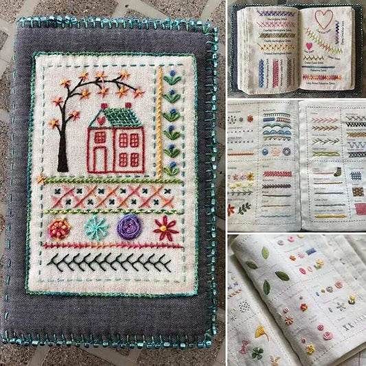 🌈Beginner-Friendly💕 Embroidery Stitch Book