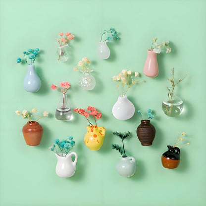 🌸🌸8PCS Mini Vase Magnets for Fridge