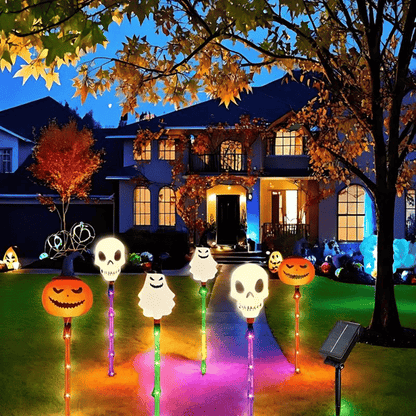 👻🎁6-Pack LED Solar Halloween Ground Lights