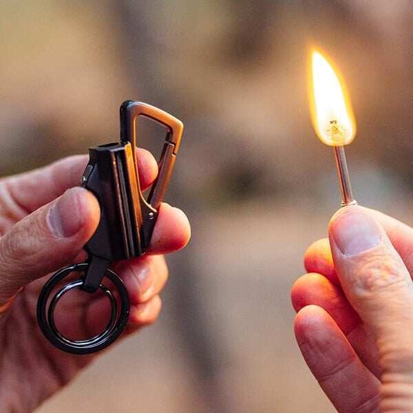 🎁🔥Permanent Match Infinity Lighter with Multitool Keychain