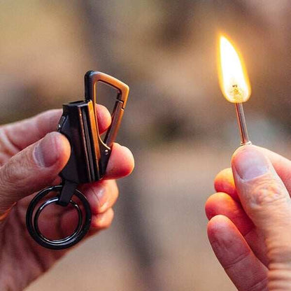 🎁🔥Permanent Match Infinity Lighter with Multitool Keychain