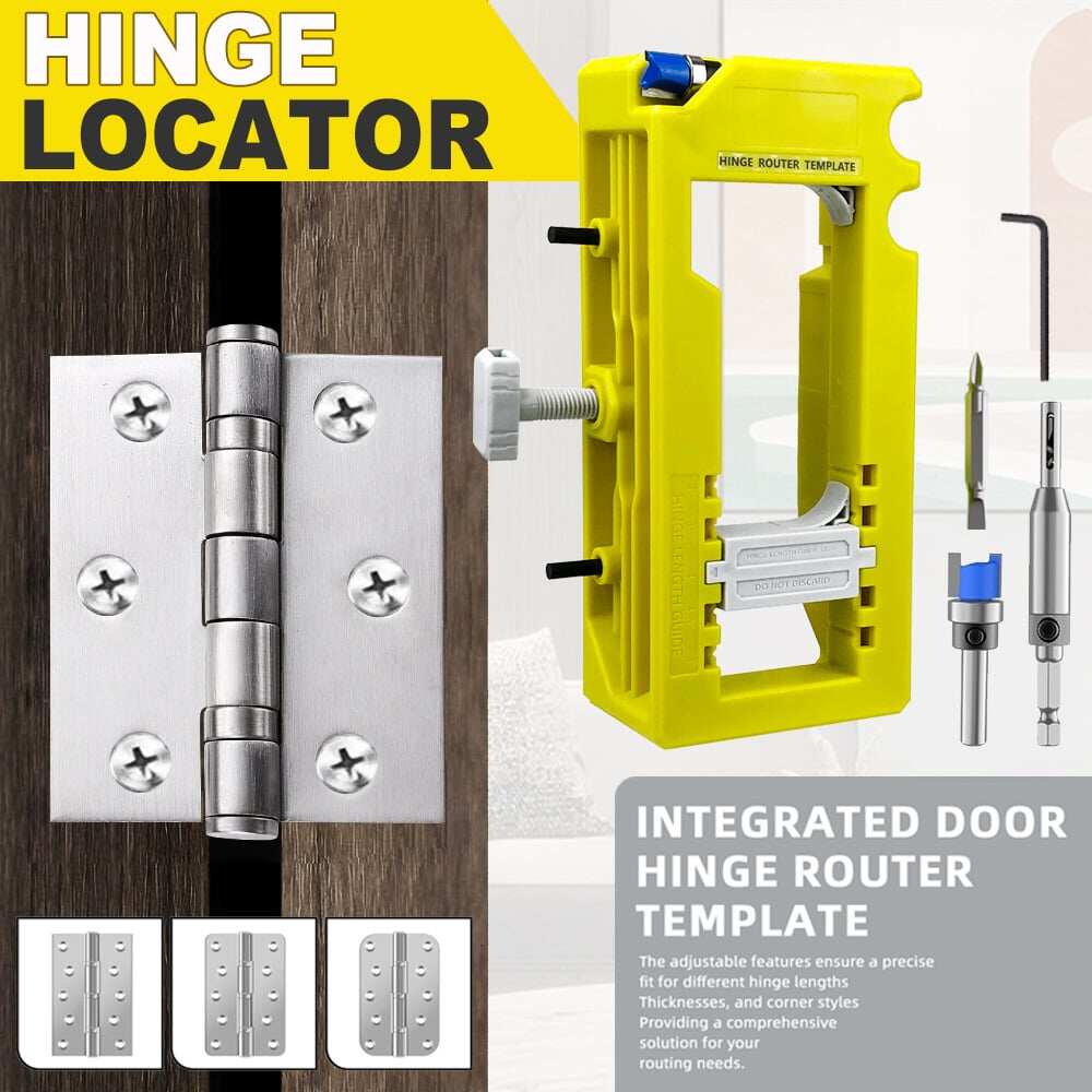 🏆 50K+ SOLD! – Almost Gone🔥Door Hinge Router Template
