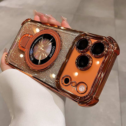 🔥New In Phone Case for iPhone 17 Series - Four Corners Air Cushion Anti-fall Case for iPhone with Invisible Ring Stand