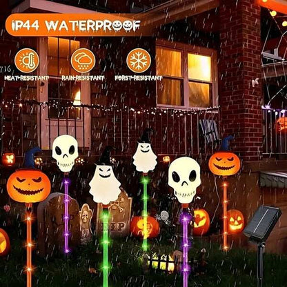 👻🎁6-Pack LED Solar Halloween Ground Lights