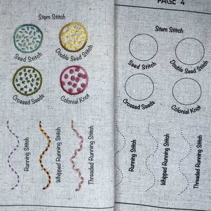 🌈Beginner-Friendly💕 Embroidery Stitch Book