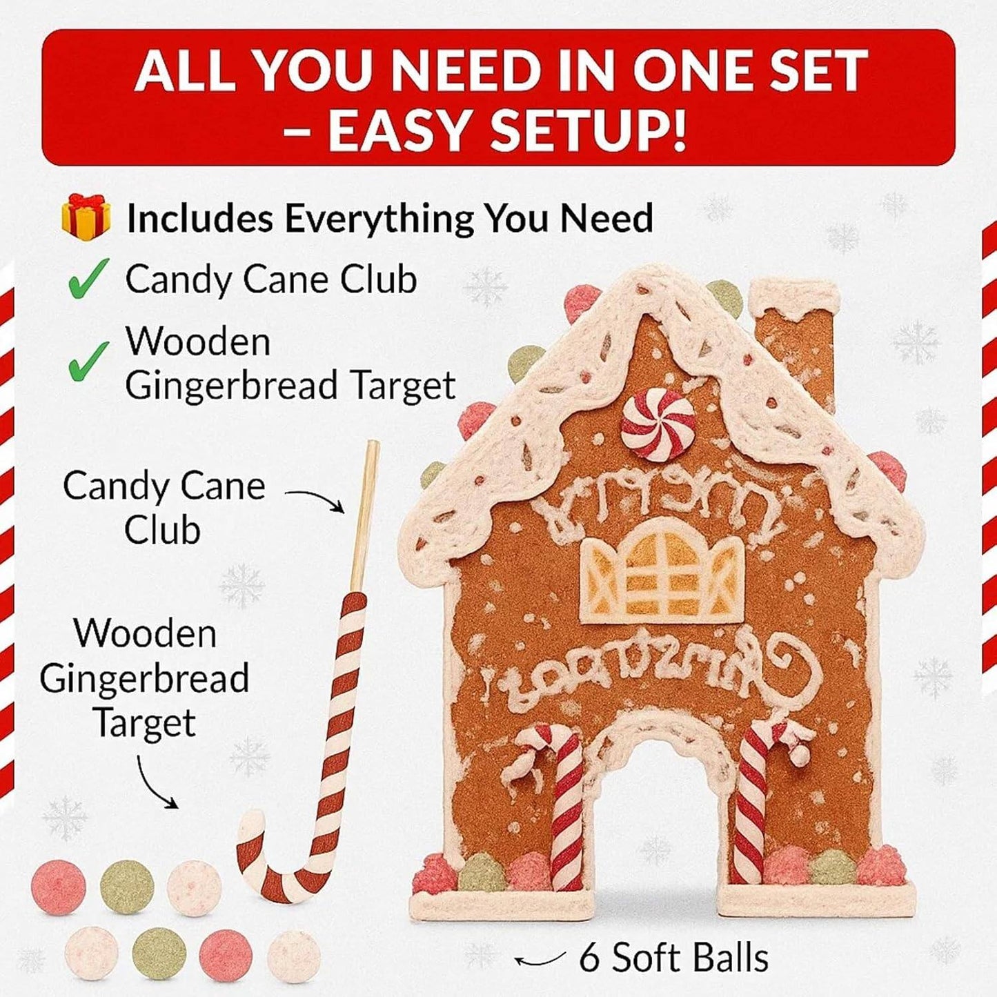 🎅Gingerbread House Golf Kit