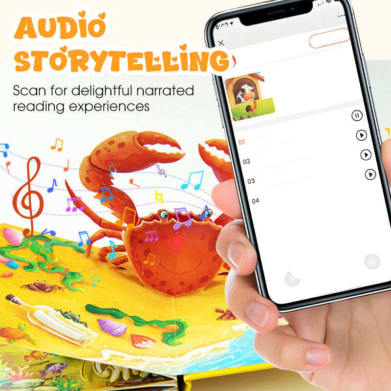 Pop-Up Book With Animal Motifs For Children