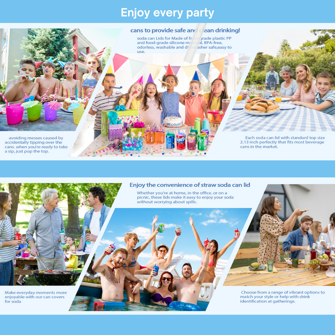 Soda Can Lids and Holders