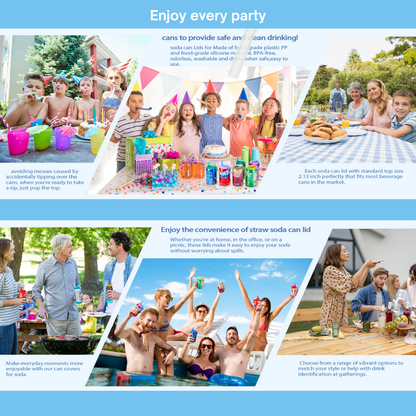 Soda Can Lids and Holders