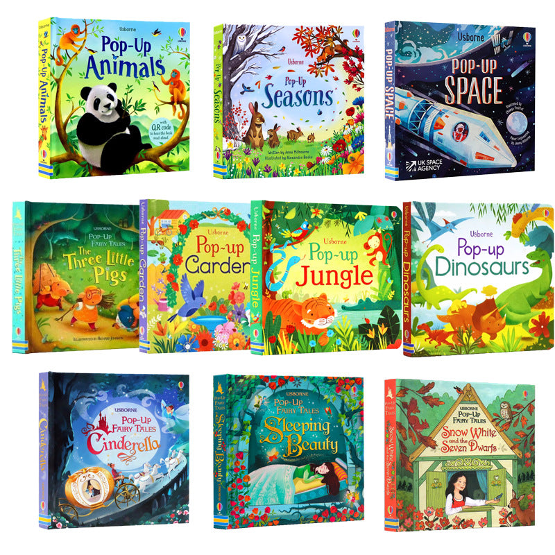 Pop-Up Book With Animal Motifs For Children