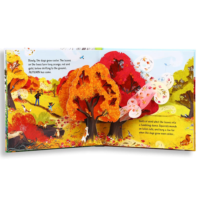 Pop-Up Book With Animal Motifs For Children