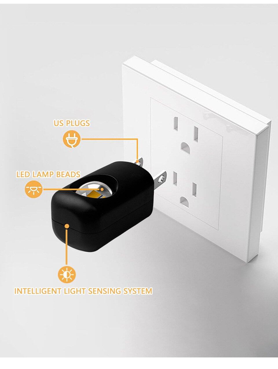 🔥LED Wall Socket Night Light