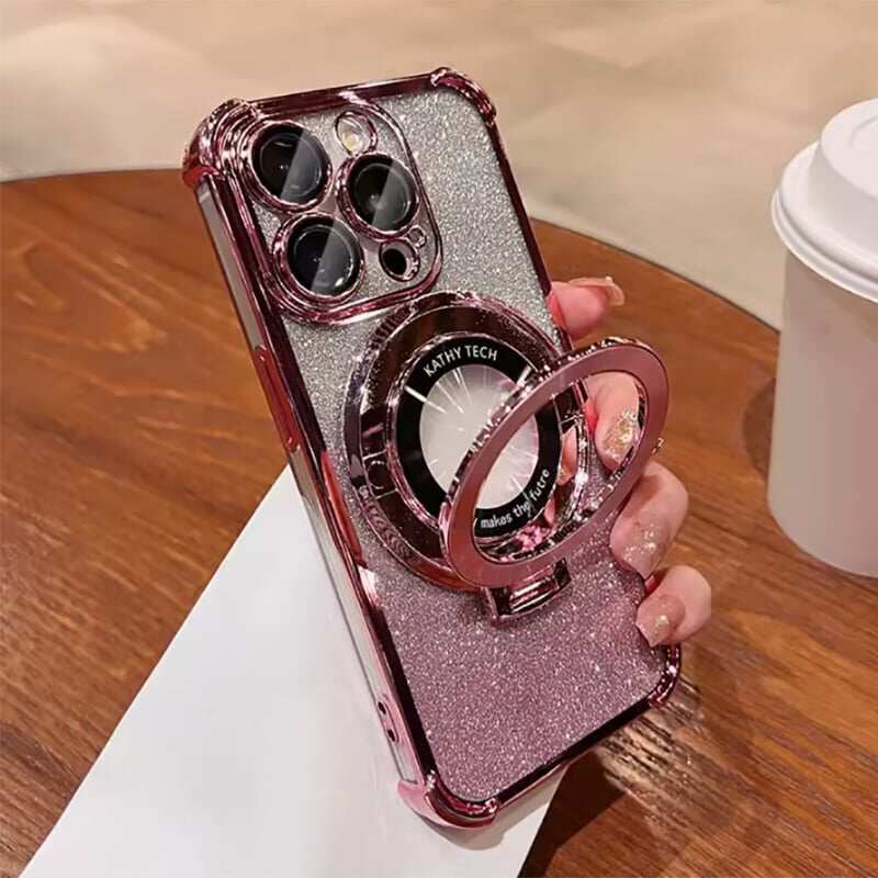 🔥New In Phone Case for iPhone 17 Series - Four Corners Air Cushion Anti-fall Case for iPhone with Invisible Ring Stand