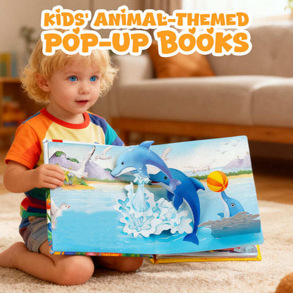 Pop-Up Book With Animal Motifs For Children