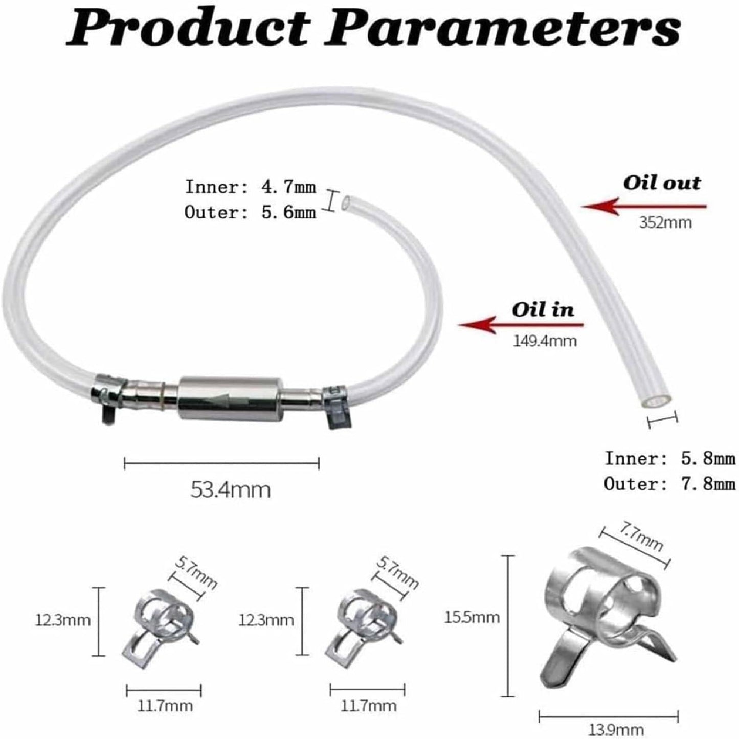 💥Flash Sale 🌸Brake Bleeder Hose One Way Check Valve