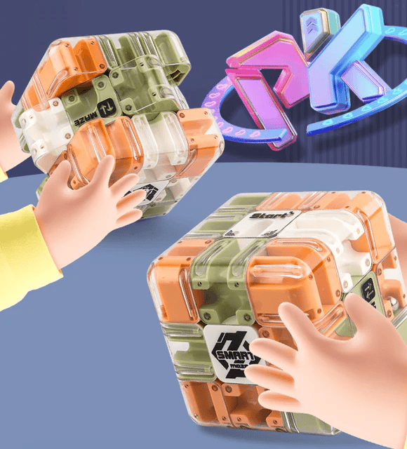 🏆Flash Sale⚡Large Labyrinth 3D Puzzle Maze Cube - Engaging Brain Teaser Toy