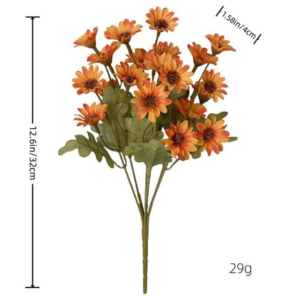 💥ON SALE💥- Artificial Outdoor Sunset Mums Flowers - UV resistant, Waterproof, Windproof