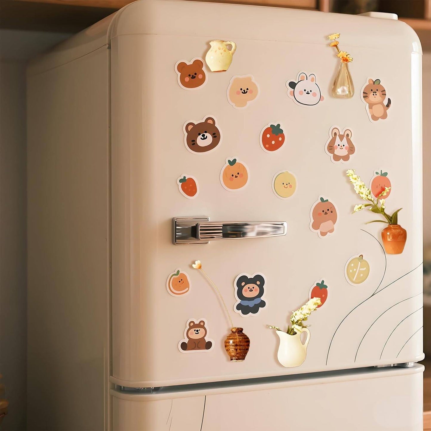 🌸🌸8PCS Mini Vase Magnets for Fridge