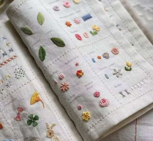 🌈Beginner-Friendly💕 Embroidery Stitch Book