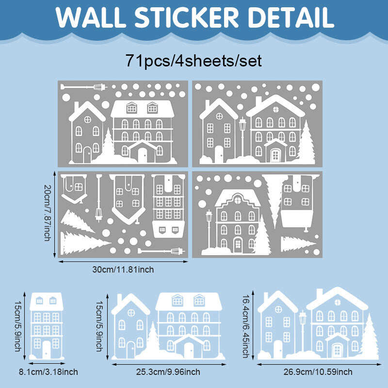 Christmas Village Stickers