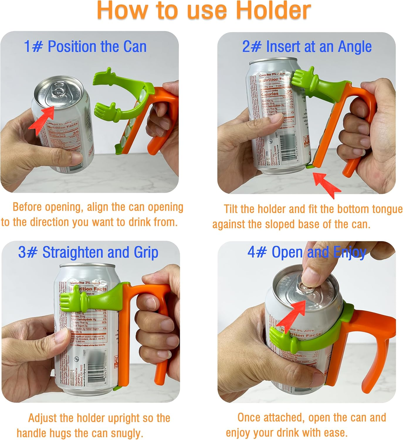 Soda Can Lids and Holders