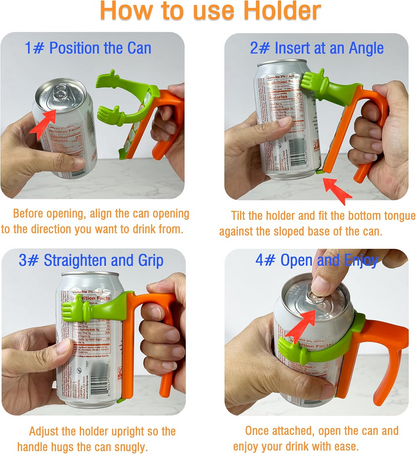 Soda Can Lids and Holders